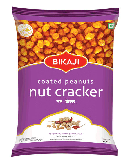 BULK DEAL - Bikaji Nut Cracker (Coated Peanuts), 400 gm (Pack of 10 )