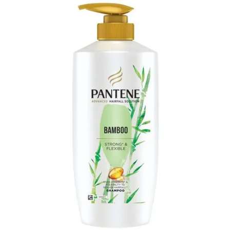 Pantene Bamboo Shampoo - Strong & Flexible, Advanced Hair Fall Solution, Protects Against Damages 180 ml