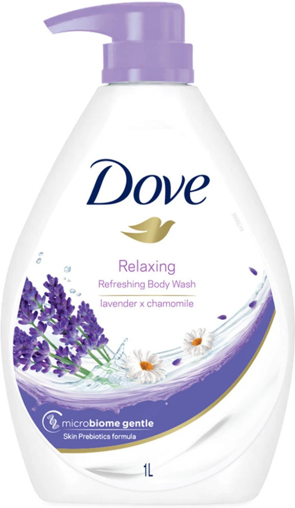 Dove Relaxing Refreshing Body Wash Lavender & Chamomile 1L