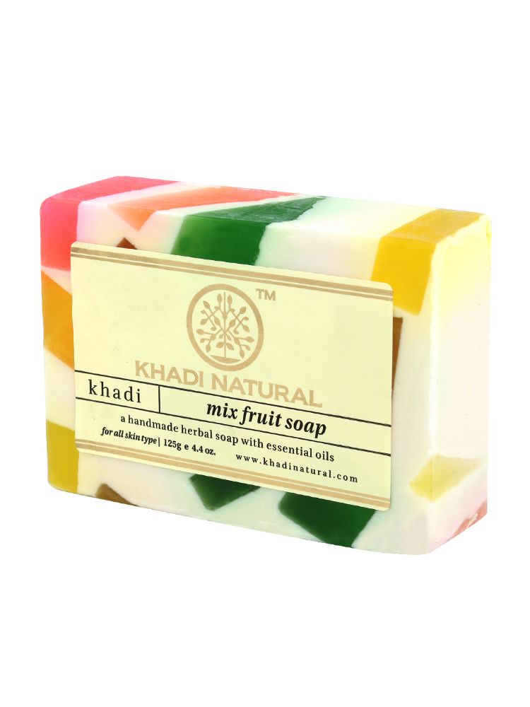 Khadi Mix Fruit Soap, 125 gm