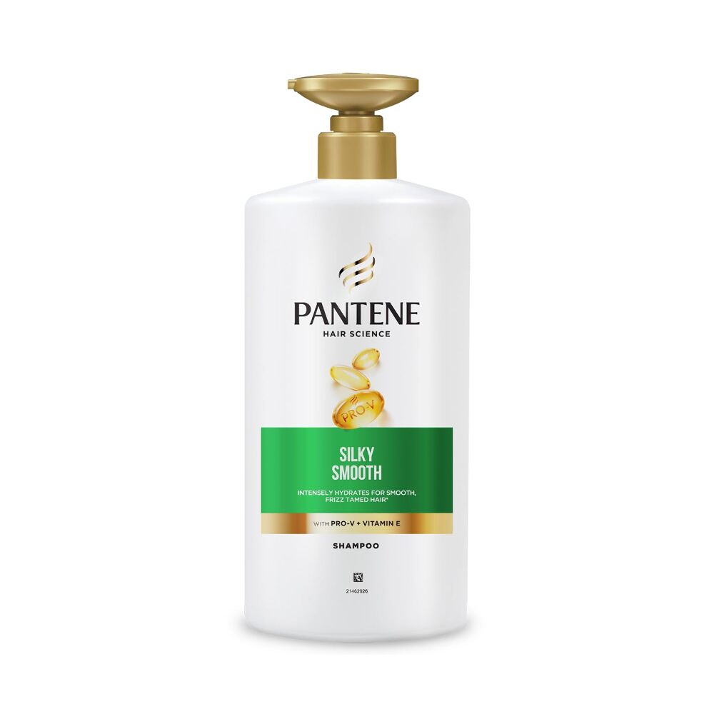 PANTENE Hair Science Silky Smooth Shampoo with Vitamin E (650 ml)