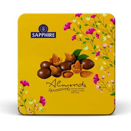 Sapphire Almonds Milk Choco 200g