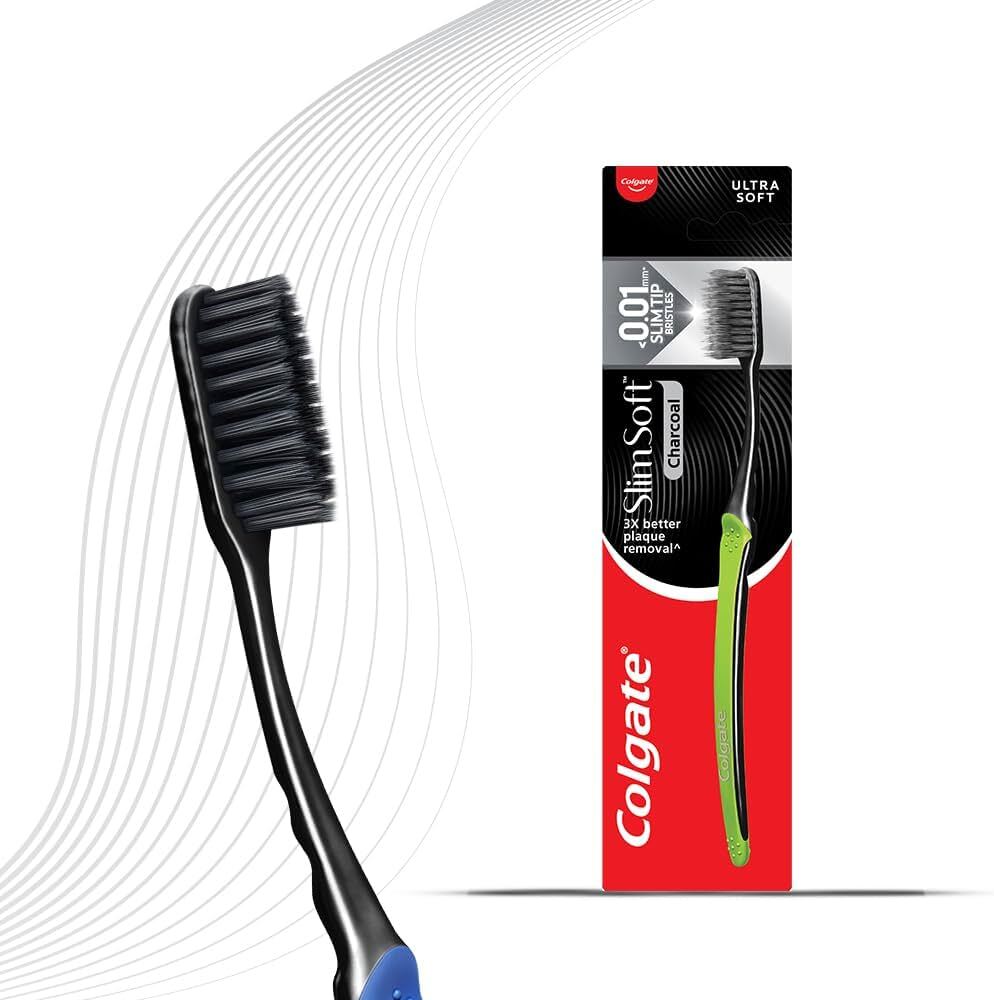 Colgate Slim Soft Charcoal Toothbrush 1N