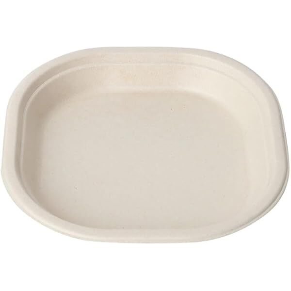 Agro Tableware 6 Inch Square Plate (Pack Of 25 pcs)