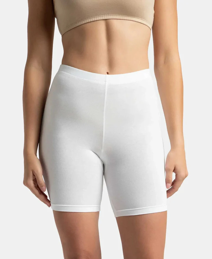Jockey Woman Comfies Shorties 1529 Stretch XL White