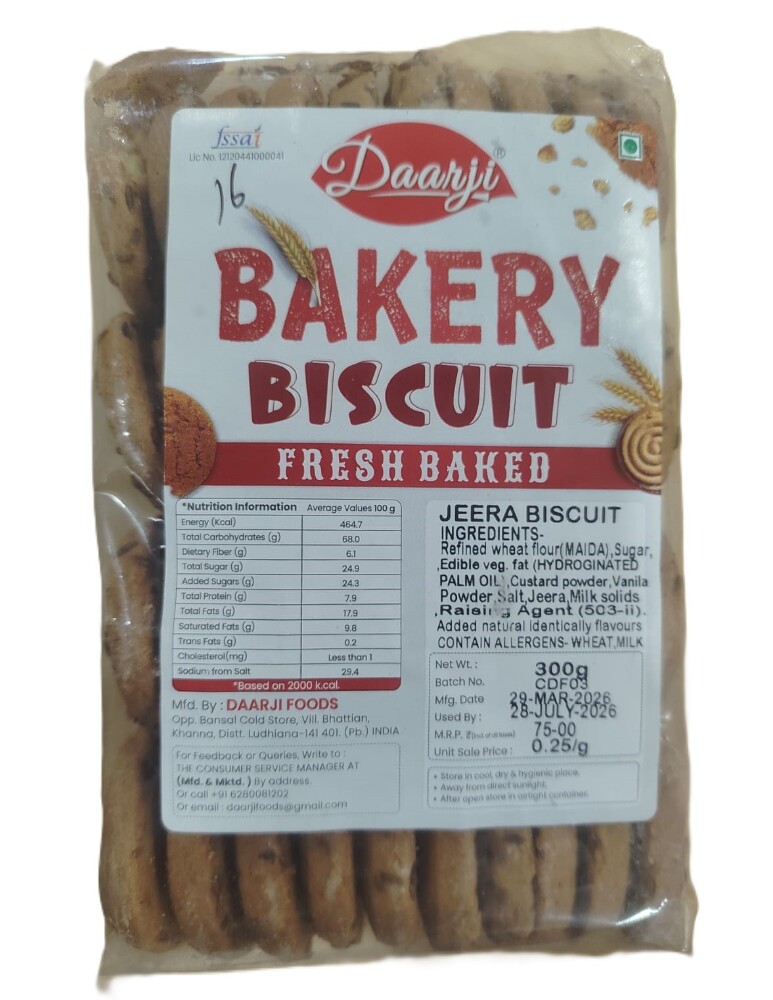 Daarji Bakery Fresh Baked