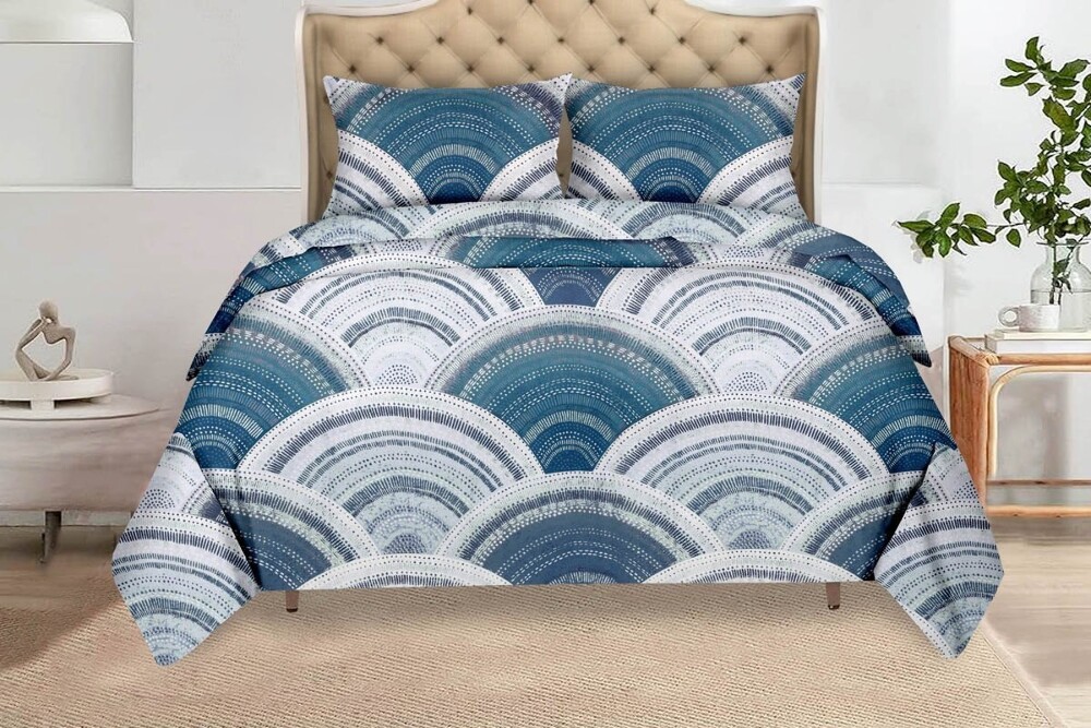 Bellovita Essence 3pc Bed Sheet Cotton(2.75m*2.75m) 2NPC(46cm*71cm)