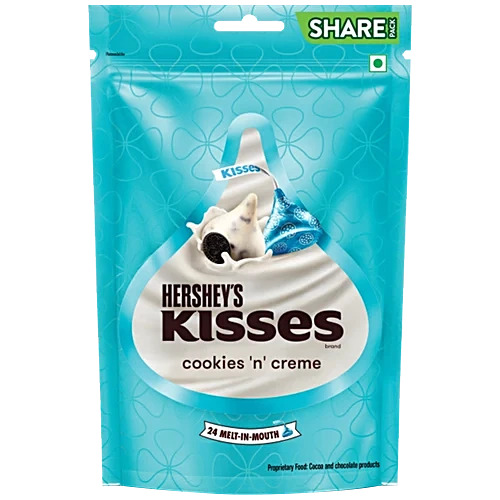 Hersheys Kisses Cookies N Creme 100.8g