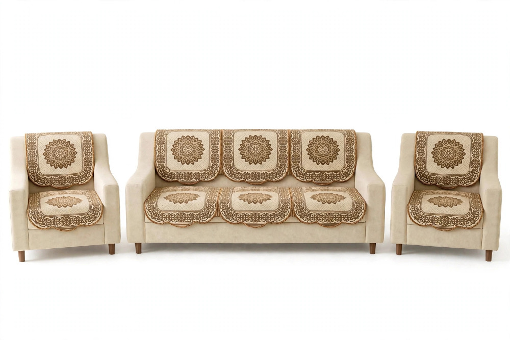 Spring Premium Floral Designer Sofa Cover 1U