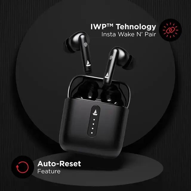 boAt Airdopes 148 In-Ear Truly Wireless Earbuds with Mic (Bluetooth 5.0, Active Black)