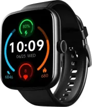 boAt Wave Beat with boAt Coins, DIY Watch Face Studio & 1.69'' HD Display Smartwatch (Black Strap, Free Size)