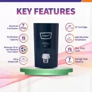 LIVPURE LIV-PEP-PRO-STAR 7 LTR RO + UV + UF + Minerals Water Purifier