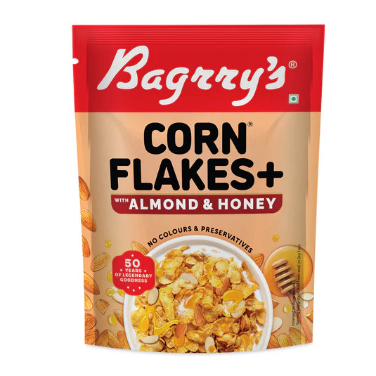 Bagrry's Corn Flakes Almond & Honey 300gm