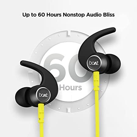 Rockerz 330 Pro Wireless Bluetooth Neckband with 10mm Dynamic Drivers, Up to 60 Hours of Playback, ENx Technology