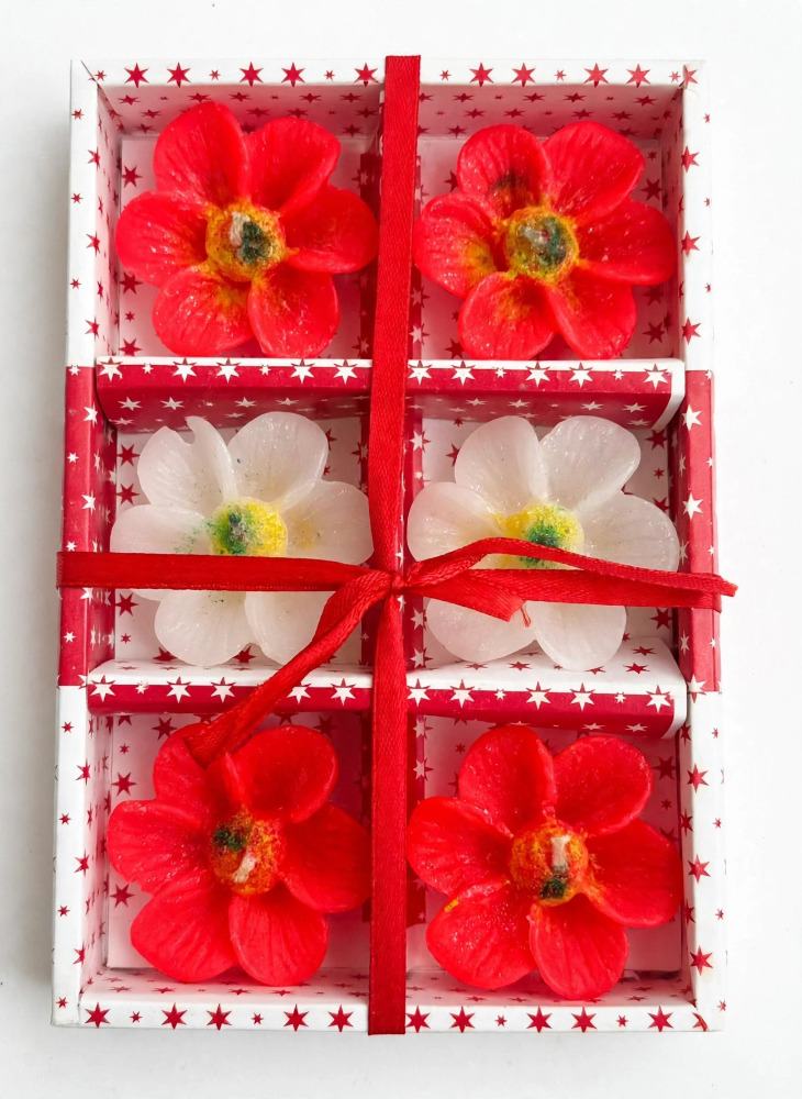 Pearl Foloating Candle 6pc