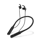 Portronics Harmonics 250 Wireless Bluetooth Headset with Long Lasting 60 Hrs Playtime, Smart Voice Assistant, Dual Pairing, Sweat & Splash Proof, Best for Gaming, Running, Workout(Black)