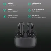 boAt Airdopes 138 Pro TWS Earbuds (Low Latency for Gaming, Upto 45 Hours Playback, Active Black)