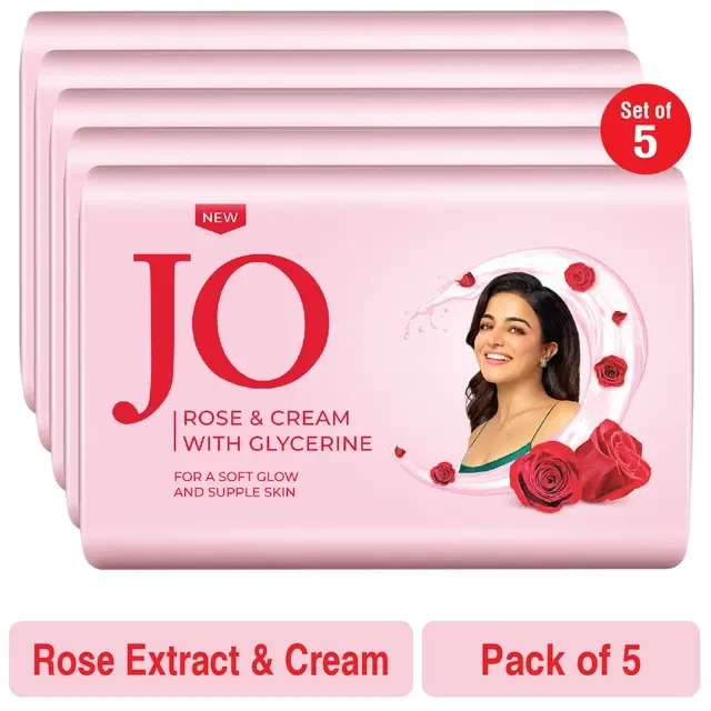 Jo Rose Extract & Cream Soap 5X100 g Pack of 5