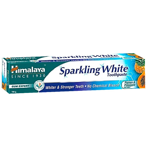 Himalaya Sparkling White Tothpaste Papaya & Pineapple Enzymes, 150G