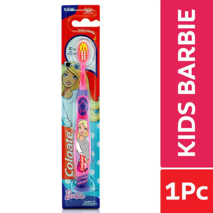 COLGATE KIDS TOOTHBRUSH 5+ YEARS BARBIE EDITION