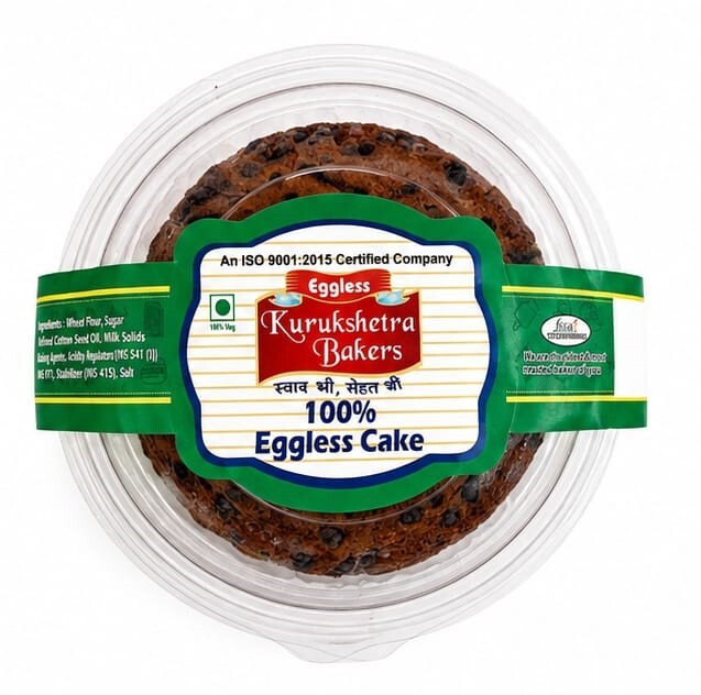 Kurukshetra Bakers 100% Eggless Cake 350gm