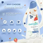 Everyuth Naturals Sun Care Berries Body Lotion-With Almond Milk, SPF 15, Natural Moisturizer, 100 ml