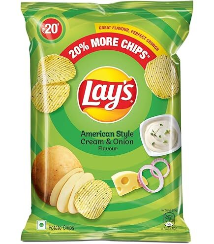 Lay's American Style Cream & Onion 52.9gm