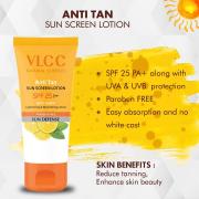 VLCC  Natural Sciences Fair+ Glow Sunscreen Lotion SPF 20 PA ++, 100 gm