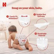 Huggies Complete Comfort Wonder Pants, Extra Small (0-5kg) Size Baby Diaper Pants, (24 count) with 5 in 1 Comfort