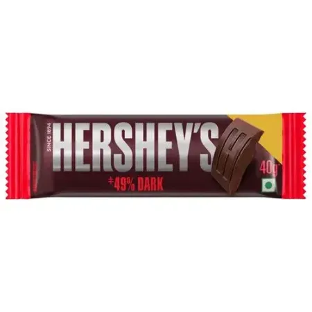 Hersheys Dark Chocolate Bar, 40 g