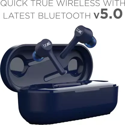 boAt Airdopes 281 True Wireless Bluetooth Headset (Furious Blue, True Wireless)