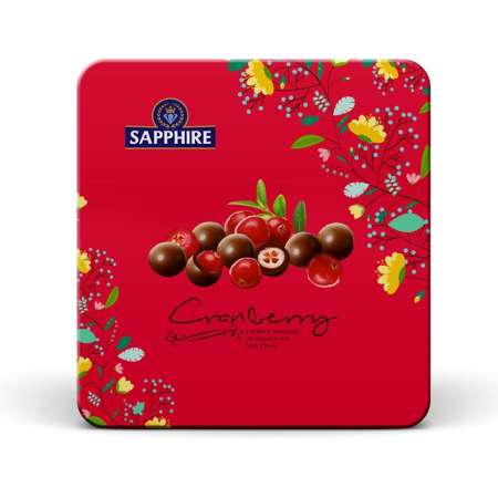 Sapphire Cranberry Milk Choco 200g