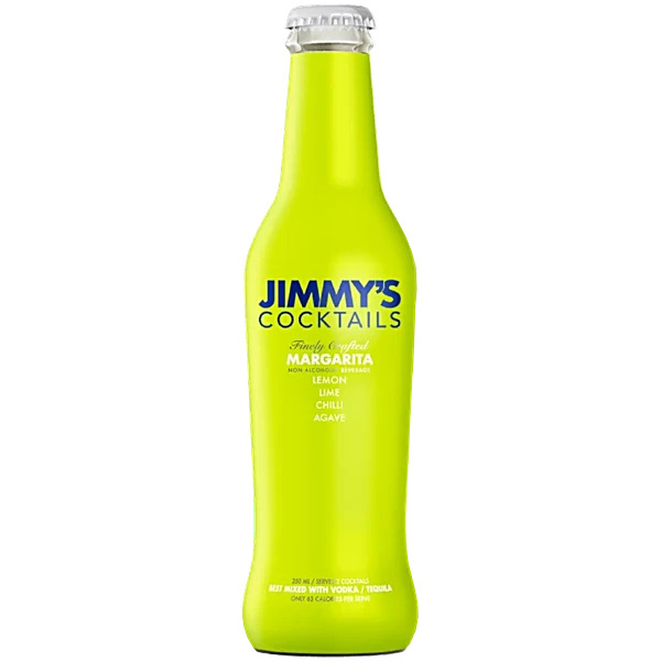 Jimmy's Cocktails Margarita Non Alcoholic Beverage 250ml