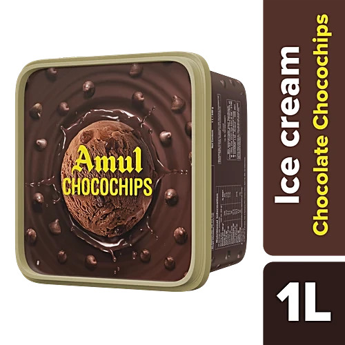 Amul Chocochips Ice Cream 1L