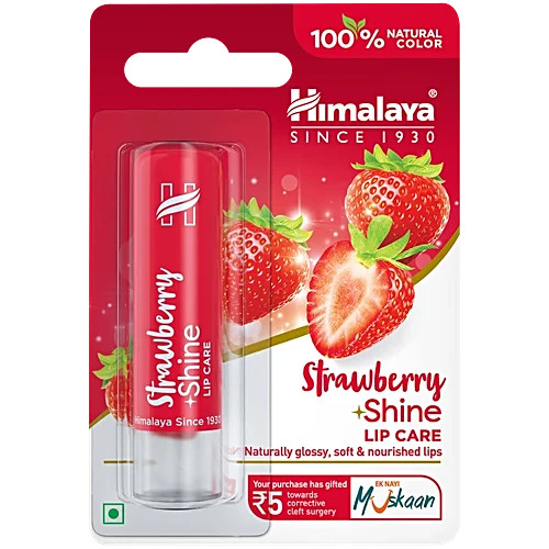 Himalaya Strawberry Shine Lip Care, 4.5 g