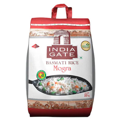 Bulk Deal - India Gate Mogra Basmati Rice 10 kg ( Pack of 3 )