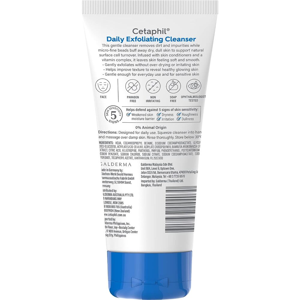 Cetaphil Daily Exfoliating Cleanser 178 ml
