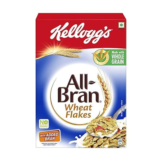 Kelloggs all bran wheat flakes made with whole grain, 440g