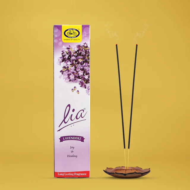 Lia Lavenderz Incense Stick/Agarbatti - Provides Long-Lasting Fragrance,
