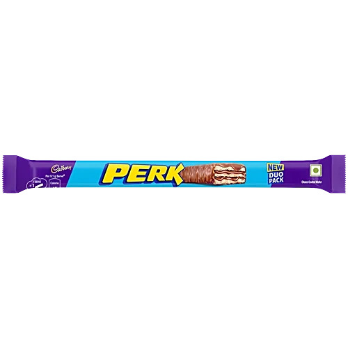Cadbury Perk Duo Pack Choco Coated Wafer, 18.2g
