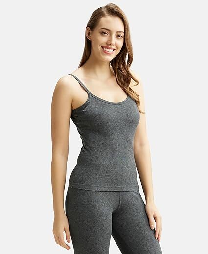Jockey Woman Thermal Camisole 2501 Slim Fit Charcoal Mel