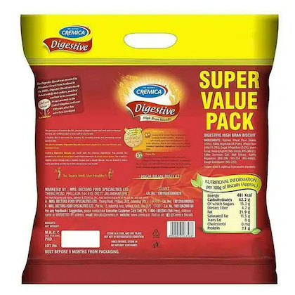 Cremica Digestive Biscuits Super Value Pack 852.5 g