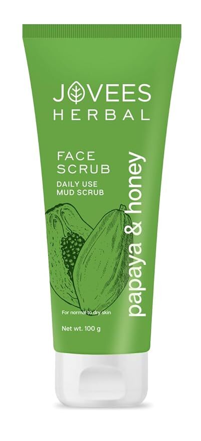 Jovees herbal face scrub papaya and honey 100g