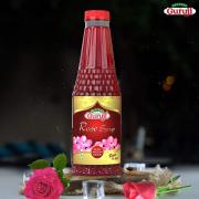 Jai Guruji Rose Syrup Sharbat, Instant Refreshing Drink For Summer (Mix with milk or Water or Soda) – 750ml