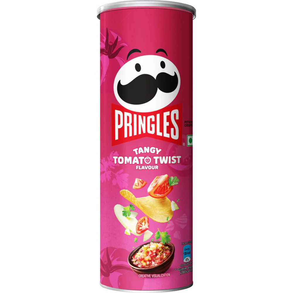 Pringles tangy tomato twist chips 102g