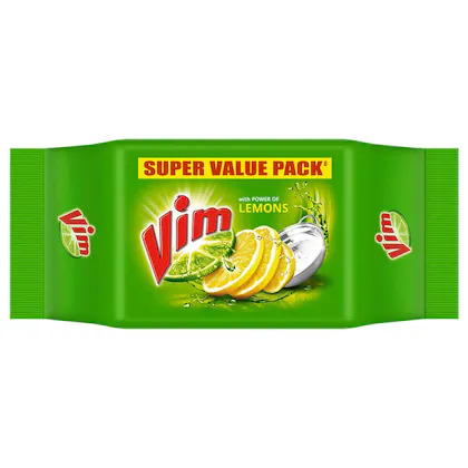 Vim Lemon Dishwash Bar 4x200 g