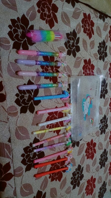Colourful pen