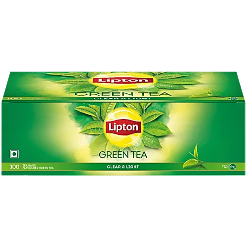 Lipton Clear & Light Green Tea, 130 g (100 Bags x 1.3 g Each)