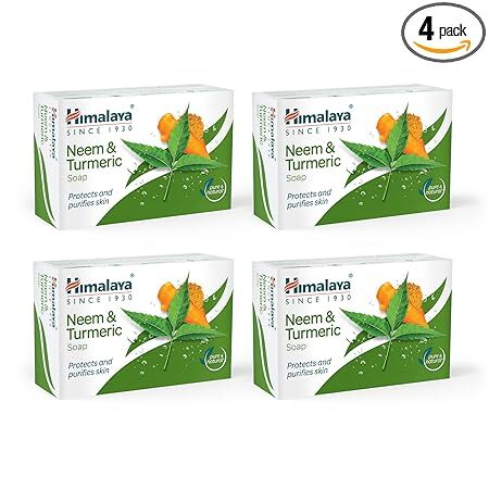 Himalaya Soap, Neem & Turmeric, 75g (Pack of 4)