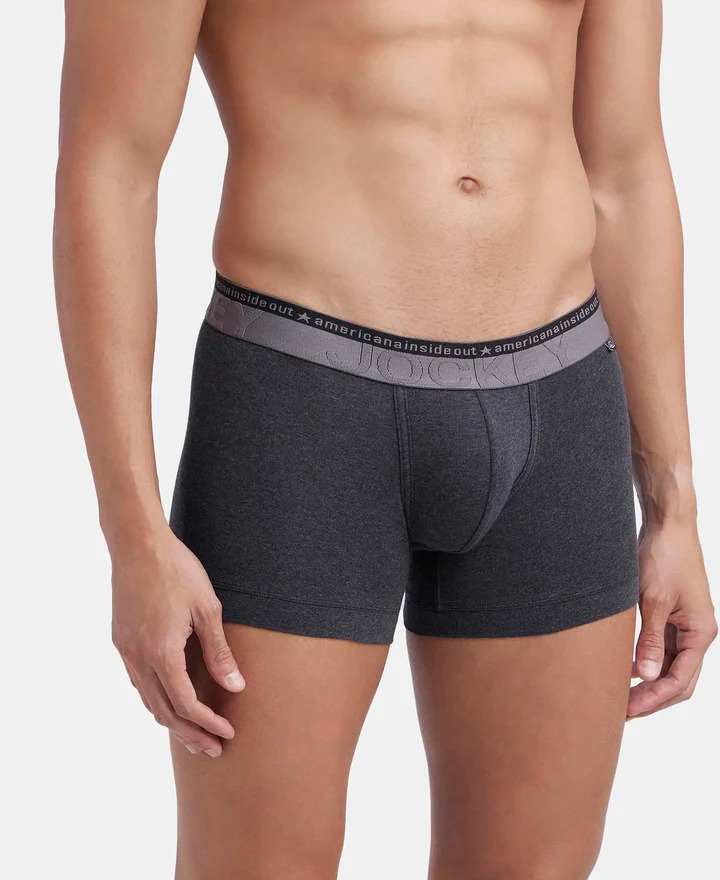 Jockey USA Originals Trunk US60 Stretch L-Size Black Melange